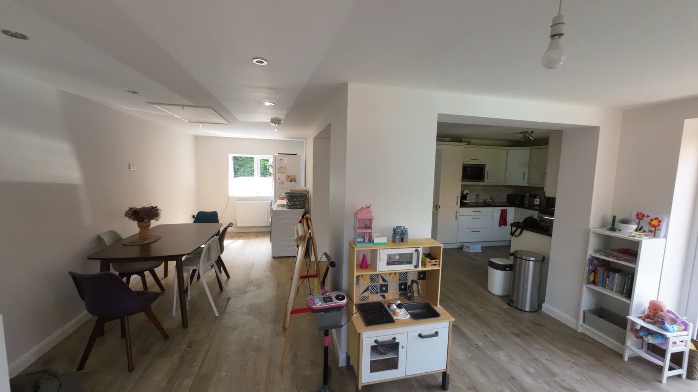 Rear single storey extension in Emerson Valley and Garage conversion - Image 13