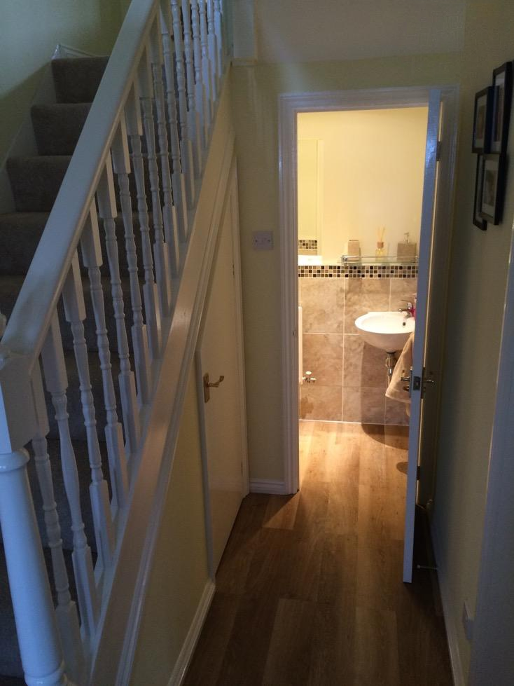 Cloakroom renovation in Furzton - Image 9